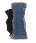 Detachable Sleeve Denim Mini Dress